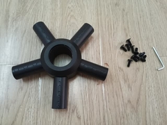 Disassemble five-star foot base, swivel chair accessories, chrome/spray chair Bifma test chair legs