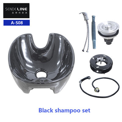 Ceramic Hair Salon Chair Replacement Parts For Barber Chair Shampoo Tray