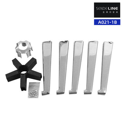 Good price Disassemble Swivel Chair Accessories Chrome / Spray Bifma Test Five Star Foot Base online