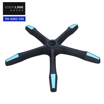 Good price Black Office Chair Swivel Base Smooth Movement Radius 340mm With Wheels online