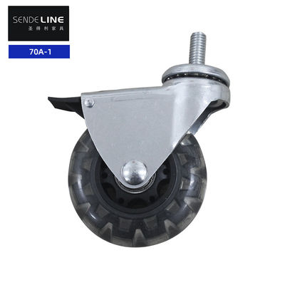 Good price 200kg Load Metal Black Office Chair Hub Replacement Medical Universal Wheel online