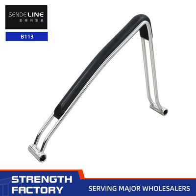 Good price Universal Desk Chair Armrests Electroplate Ergonomic Chair Armrest Chrome Plated online