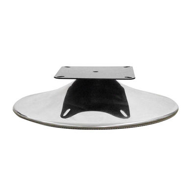 Good price Black Fixed Swivel Chair Chrome Base Customizable Rotation Function online