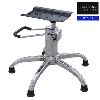 Good price Steel Structure Five Star Barber Chair Base Assembly Salon Chair Base Plate online