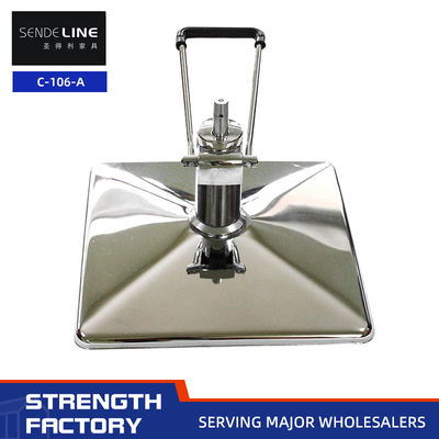 Good price Sleek And Durable Barber Chair Support Lift Adjustment In Plating Color online