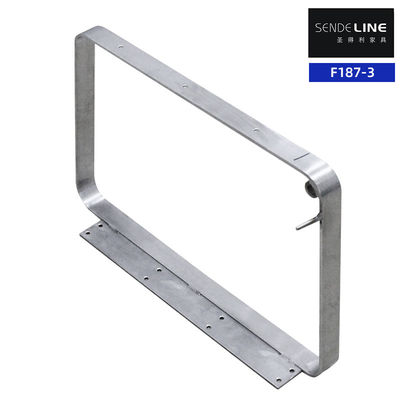 Good price Durable Stainless Steel 201 Barber Chair Armrests  Smooth Electroplated Color online