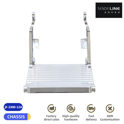 Good price Aluminum Alloy barber chair footrest Electroplated Color Titanium Plated Gold Foot Tread Trim Hair Chair Accessories online