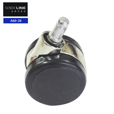 Good price 60mm Silent and Enduring Nylon Chair Wheel Replacement with Card Test Insert online