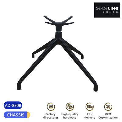 Good price Ergonomic Rotating Metal Swivel Chair Base Black Aluminum Office Base online