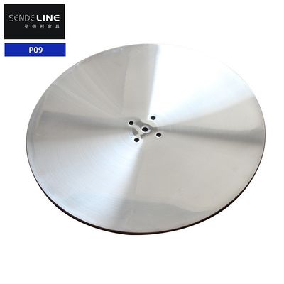 Good price 7.4kg Gold Plated Stainless Steel Edge Drawing Surface Barber Chair Bottom online