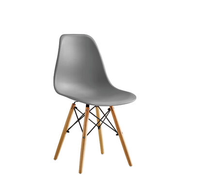 Good price Gray Modern Plastic Chair Ergonomic Design for Office Meeting Room Cafeteria and Waiting Area Seating online