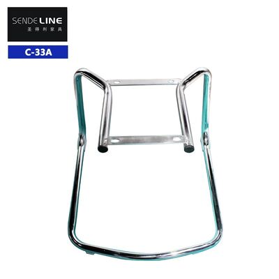 Good price A sturdy modern office chair with a metal frame in electroplated color, office chair base online