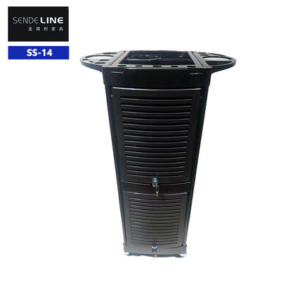 Good price Plastic Hair Salon Storage Cart with 5 Floors and 40*51*80cm Dimensions for Barber Shops online