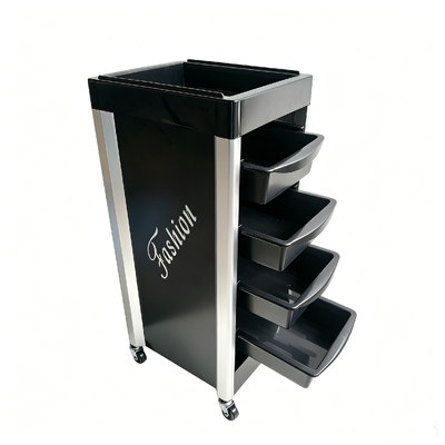 Good price Hair Salon Trolley with Multi-Layer Storage, Freely Movable and Lightweight Design for Barber Chair Base online