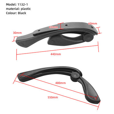 Good price Nylon Plastic Retractable Armrest Reclining Function Armrest Office Chair Accessories online