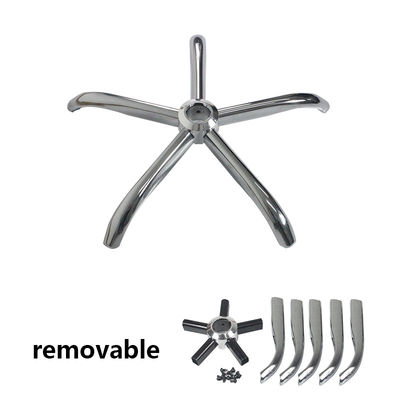 Good price Electroplated Color Office Chair Base Replacement Removable Five Star Foot online