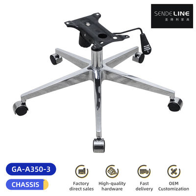 Good price Ergonomic Office Chair Metal Base Durable Five Stars Swivel Chair Repair Parts online