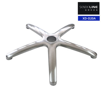 Good price Polishing Color Office Chair Metal Base Aluminium Alloy 5 Prong Chair Base online