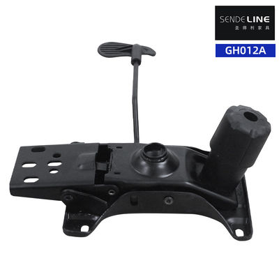 Black Swivel Office Chair Mechanism Adjustable Modern Style With Gas Lift System