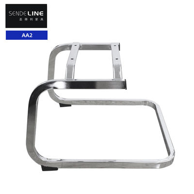Good price Ergonomic Office Chair Metal Frame Flat Tube Office Chair Base Chrome Plating online