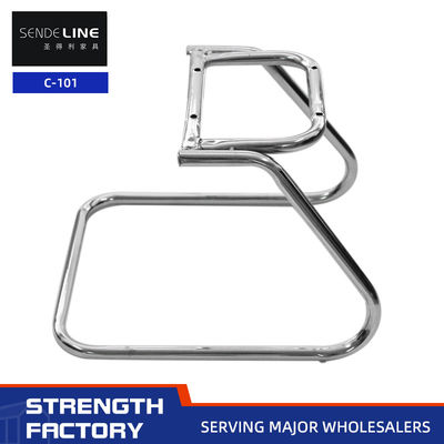 Good price Standard Installation Office Chair Metal Frame Electroplated / Black Bow Frame online