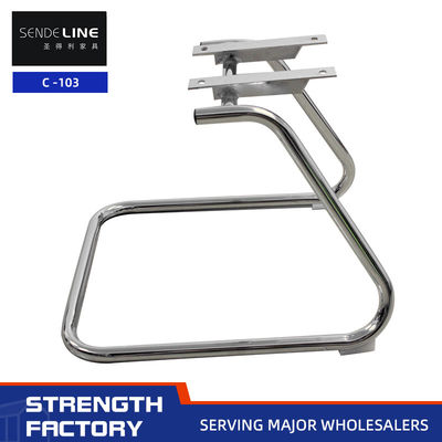 Good price Chrome plating Office Chair Metal Frame Electroplated / Black Bow Frame online