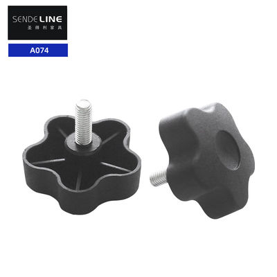 Good price Black Adjustable Table Foot M8 Thread Length 20mm Office Chair Feet Replacement online