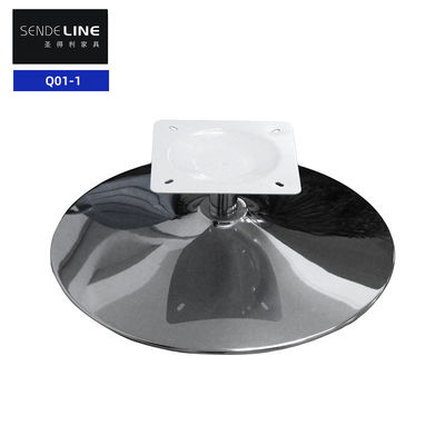 Leisure Chair Bar Stool Accessories 360° Rotating Horn Plate Round Swivel Chair Base