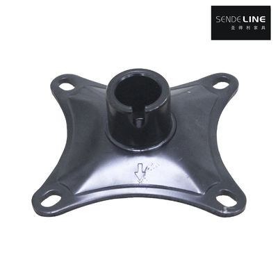 Good price 123X123mm Barber Chair Base Program Oil Pump Tray Turntable And Black Color online