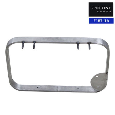 Good price SS201 Barber Chair Armrests Plating Color 510×40×310mm online