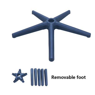 Good price Factory Disassembly Nylon Has Passed Bifma Test Office Chair Swivel Base Black Removable Foot Model online