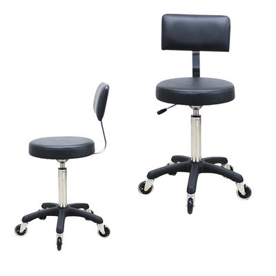 Good price Black Bar Stool Seat Cushion Diameter 38.5cm Adjustable Gas Rod 200 Stroke PU Chair online