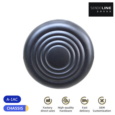 Good price PU Self-crusting Chair Cushion Pad With 62mm Thickness Black Diameter 320mm online