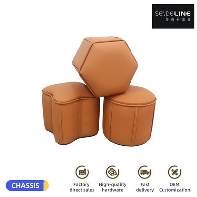 Good price PU Minor Stool Chair  Household Commercial Custom Shape Color online