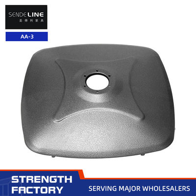 Good price 500×500mm Matte Black Plating Color Stamping Base For Barber Chair / Beauty Chair online