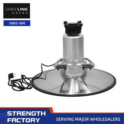 Good price 600mm Chrome Barber Chair Base Electric 140# Salon Hair Equipment Part - Height Adjustable 41-53cm online