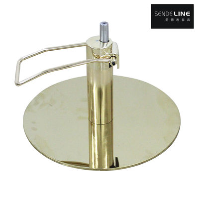 Good price 16kg Weighted Gold Base For Barber Salon Chairs Lift Oil Pump Base 150mm Trips online