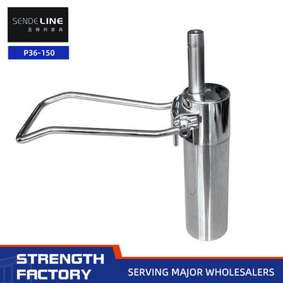 Good price Plating Color / Gold 5kg Cast Iron Barber Chair Base With 150mm Journey Hydraulic Pump Lift online