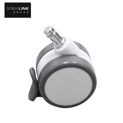65mm PVC Band Brake Office Chair Caster With High Load Capacity And Smooth Rolling