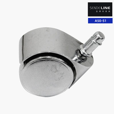 Good price 2 Inch Alloy Polished Office Chair Casters Medical Cart Wheel Replacement online