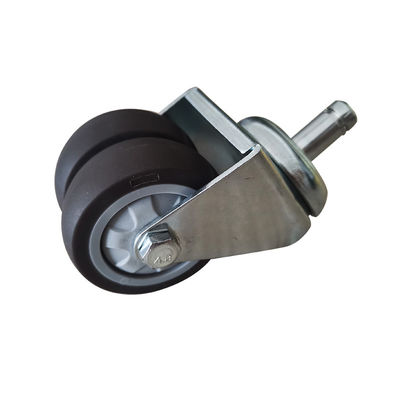 Good price Card Test Insert Caster Wheel For Office Chair And Medical Cart TPR Soft Adhesive 45MM Diameter online