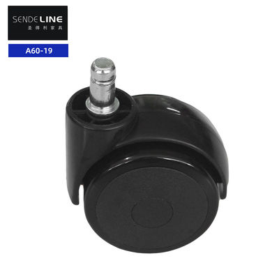 60mm Nylon Office Chair Wheels Replacement Furniture Mute Casters