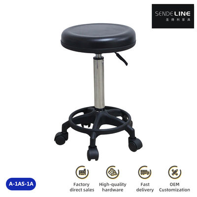 Good price PU Chair Black Round Cushion One-time Fermentation Molding Seat Bag 330mm Diameter online