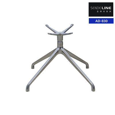 Ergonomic Adjustable Metal Swivel Chair Base Aluminum Alloy For Office