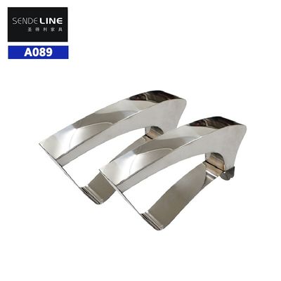 Weights 0.9kg/ Pairs Stainless Steel Barber Chair Handrail For Barber Shop Beauty Salon Chair