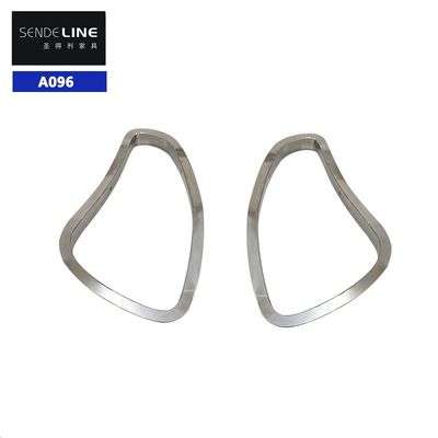 Good price Lightweight Barber Chair Armrests High Quality Stainless Steel Weighing 0.3 Kg/pair online