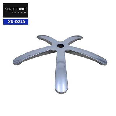 Metal Cold Plate Molding Home Silver Office Chair Base Diameter 700mm Weight 3.75kg