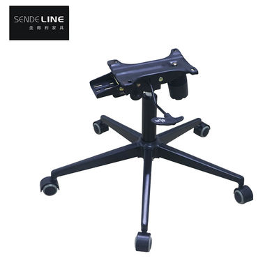 Iron Black / Plating Color Office Chair Base 700mm Diameter For Improved Durability