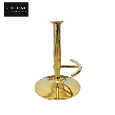 Good price Wholesale Bar Chair Accessories Titanium Gold Round Bar Chair Footrests Base Bar Chair One-piece Footrests online