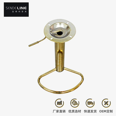 Titanium Gold Modern Bar Chair Pedal Accessories With Adjustable Function